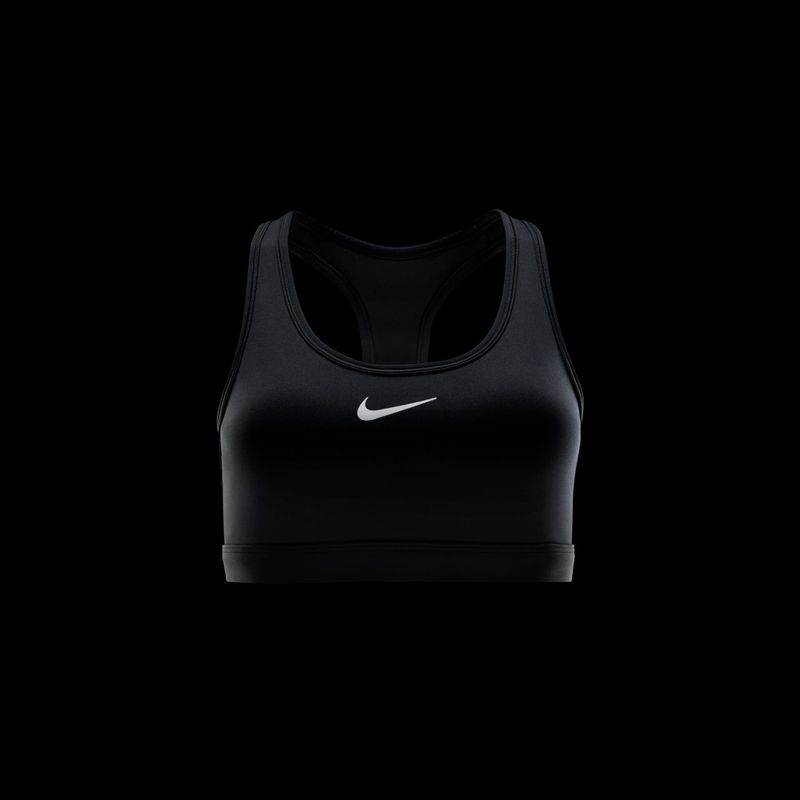 Treniruočių liemenėlė Nike Swoosh Medium Support black/white 10