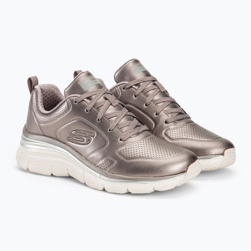 Moteriški batai SKECHERS Fashion Fit Glow Up pewter 4