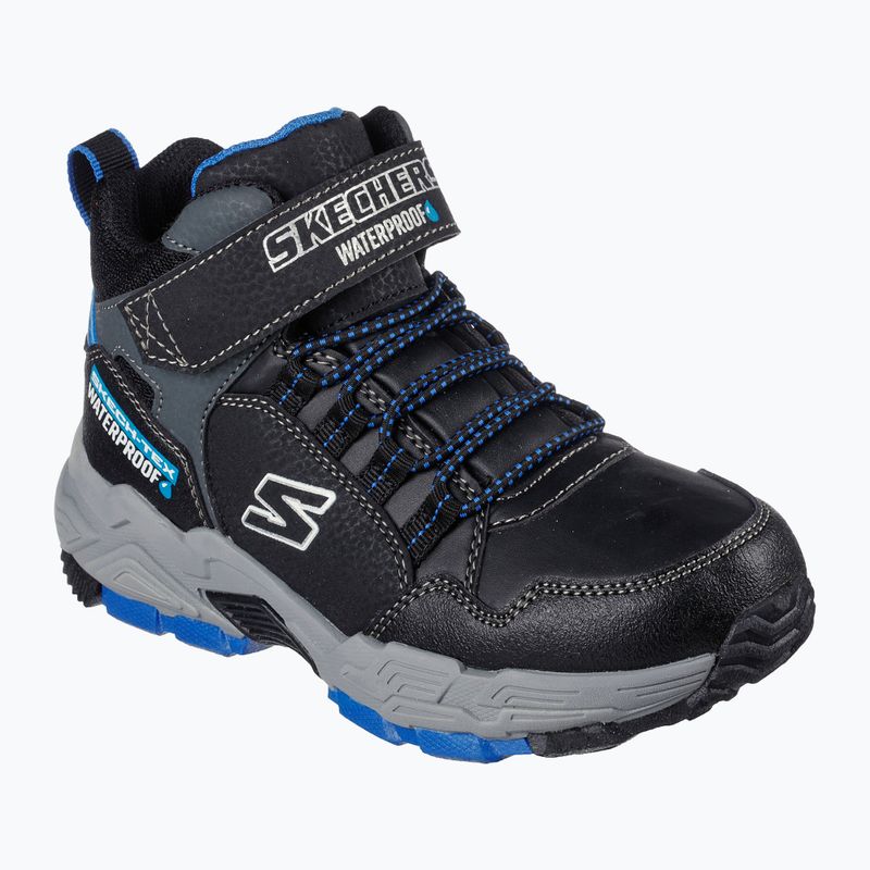 SKECHERS vaikiški trekingo batai Drollix Venture Rush black/royal 7