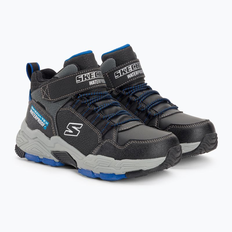 SKECHERS vaikiški trekingo batai Drollix Venture Rush black/royal 4