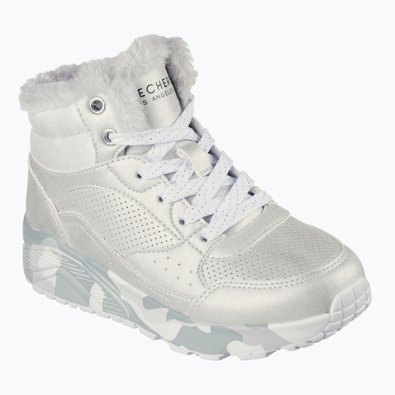 Vaikiški batai SKECHERS Uno Lite Camo Dazzle silver/grey 8