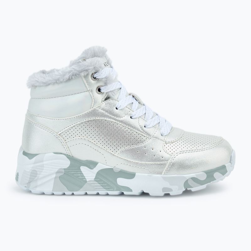 Vaikiški batai SKECHERS Uno Lite Camo Dazzle silver/grey 2