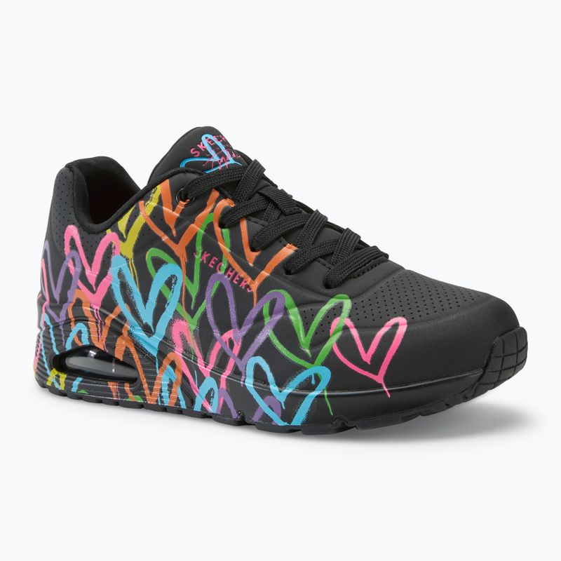 Moteriški batai SKECHERS JGoldcrown Uno Highlight Love black/multicolor