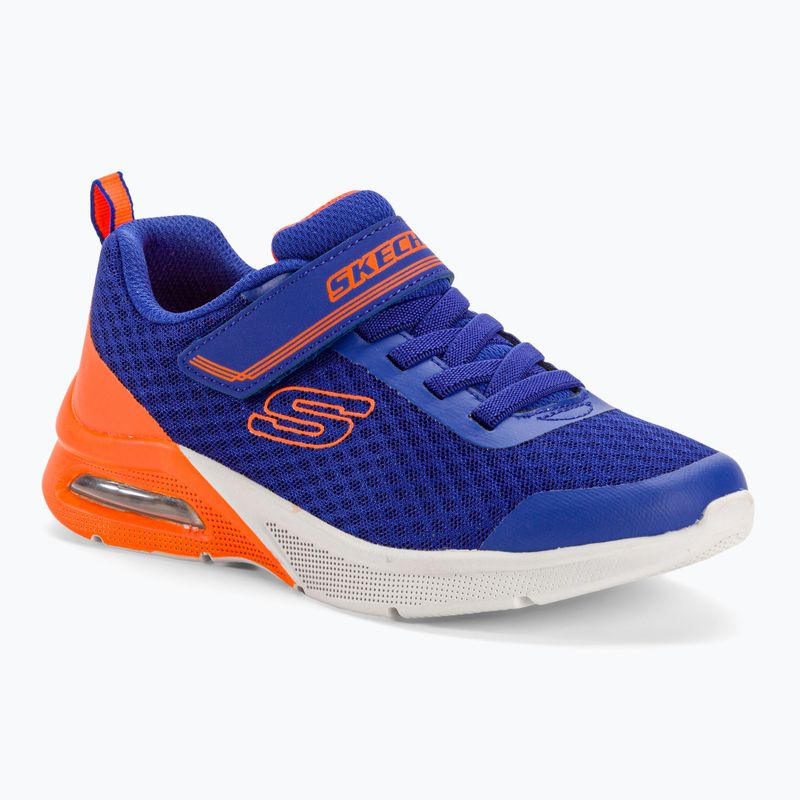 SKECHERS Microspec Max Gorvix royal/orange vaikiški treniruočių bateliai