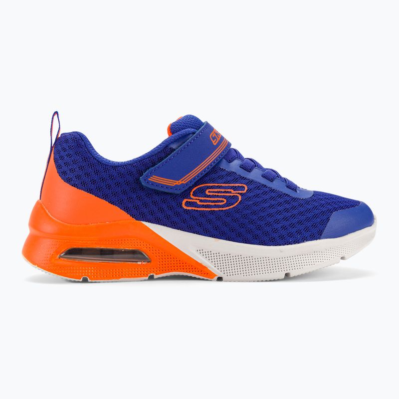 SKECHERS Microspec Max Gorvix royal/orange vaikiški treniruočių bateliai 2