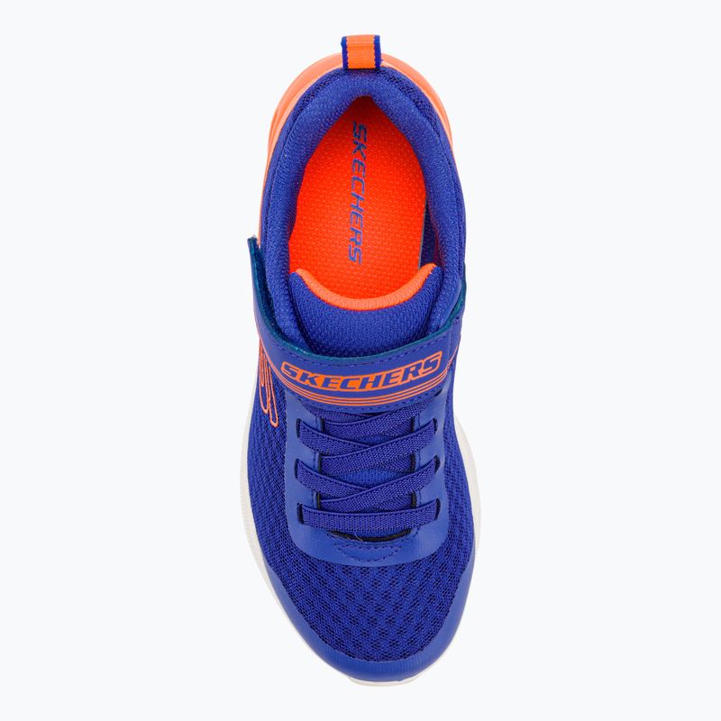 SKECHERS Microspec Max Gorvix royal/orange vaikiški treniruočių bateliai 6