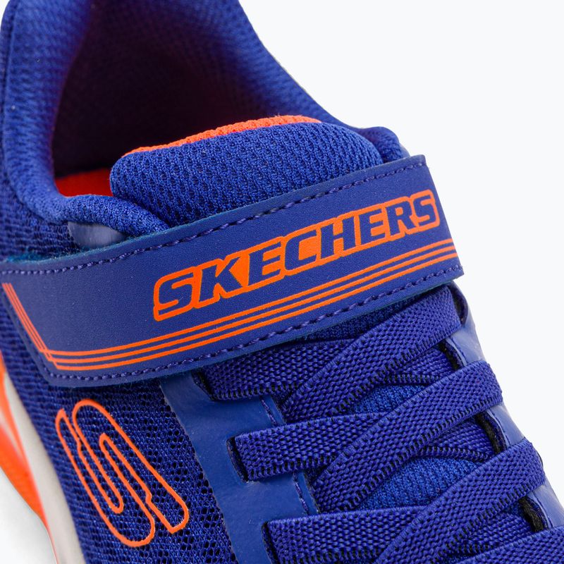 SKECHERS Microspec Max Gorvix royal/orange vaikiški treniruočių bateliai 8