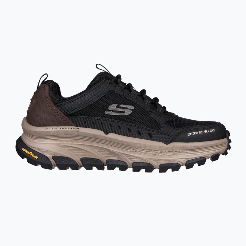 Vyriški žygio batai SKECHERS D'Lux Trekker black/natural 8