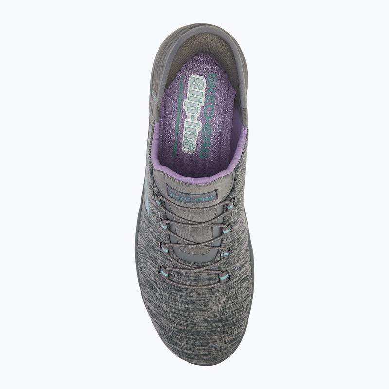 Moteriški batai SKECHERS Summits Dazzling Haze gray/mint 5