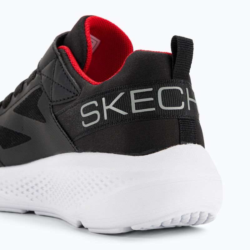 SKECHERS Go Run Elevate vaikiški treniruočių bateliai juodi/raudoni 9