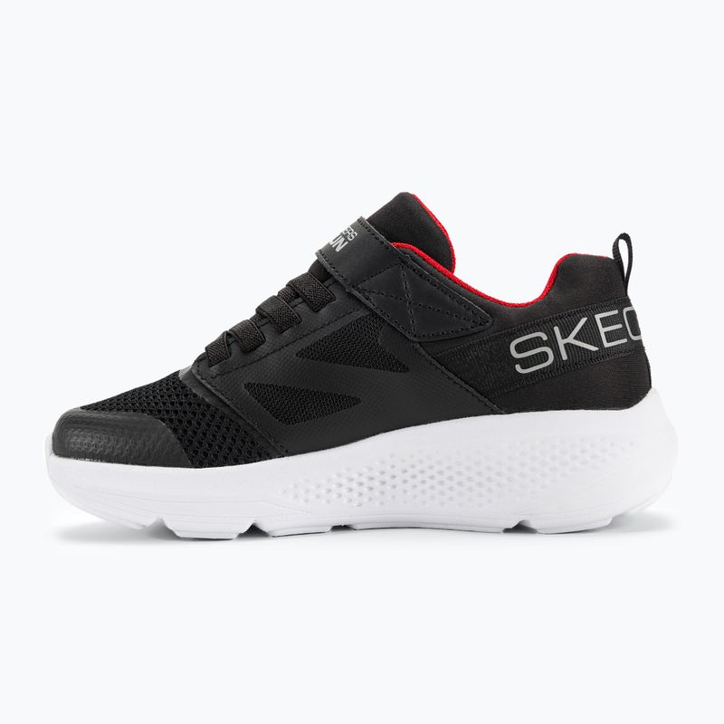 SKECHERS Go Run Elevate vaikiški treniruočių bateliai juodi/raudoni 10