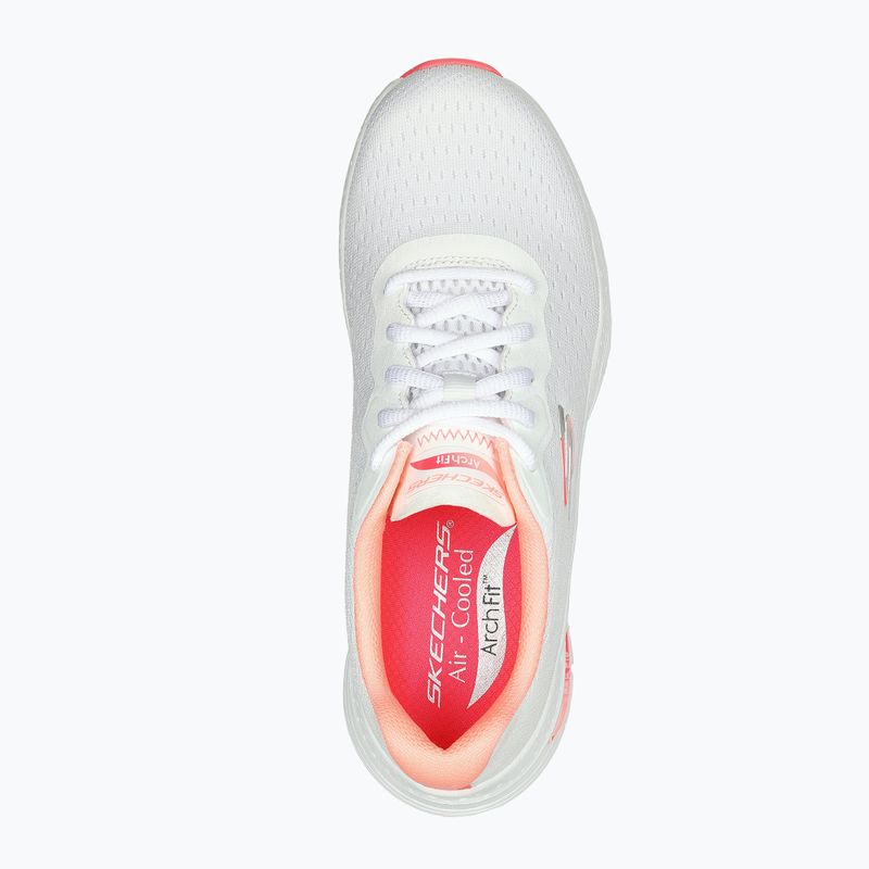 Moteriški batai SKECHERS Arch Fit Infinity Cool white/pink 4
