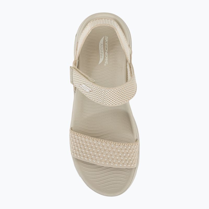 Moteriški sandalai SKECHERS Go Walk Arch Fit Sandal Polished beige 6