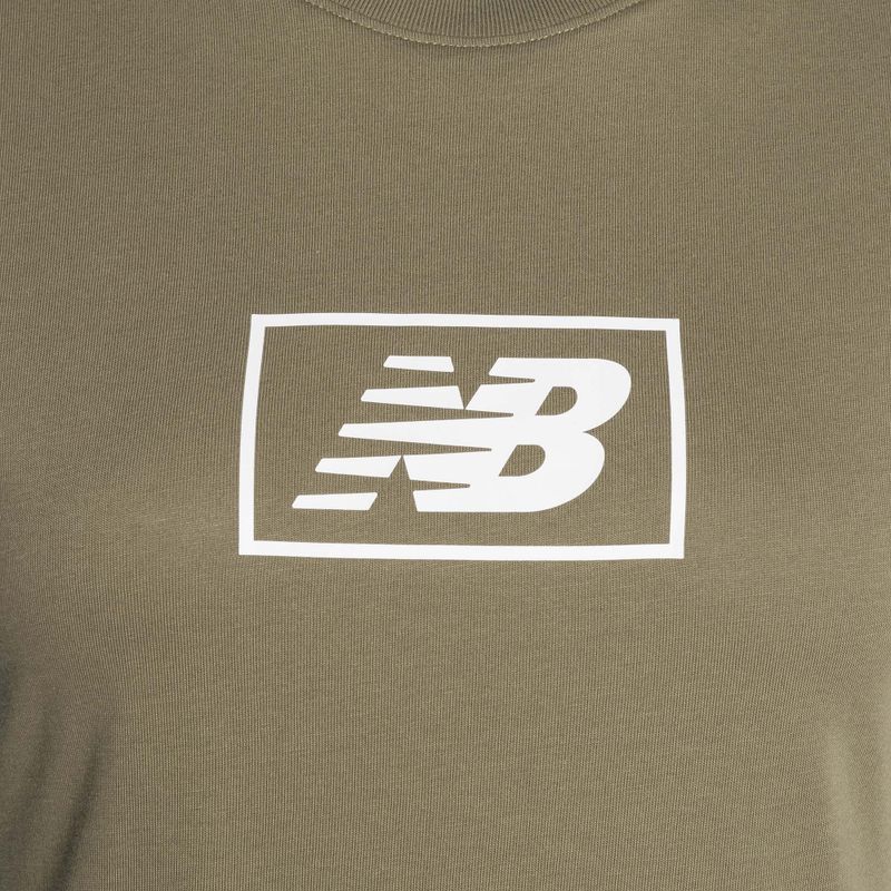 Moterų marškinėliai New Balance Essentials Cotton Jersey green 6