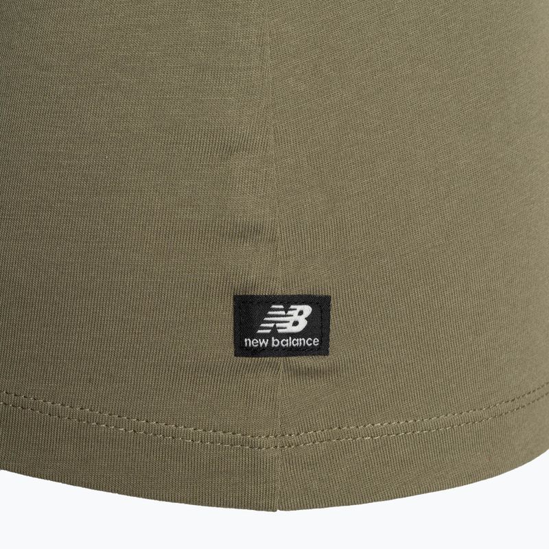 Moterų marškinėliai New Balance Essentials Cotton Jersey green 7