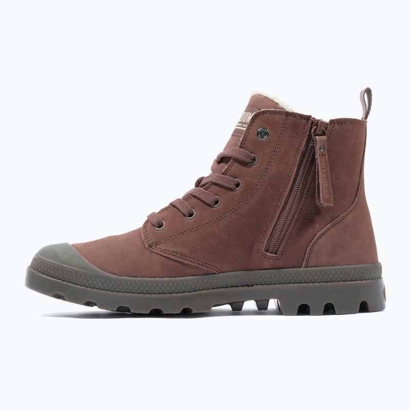Vyriški Palladium Pampa HI ZIP WL batai yak brown 9