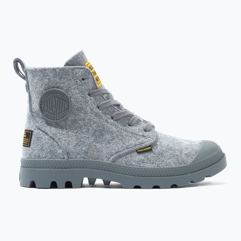 Batai Palladium Pampa Hi Merino grey 8