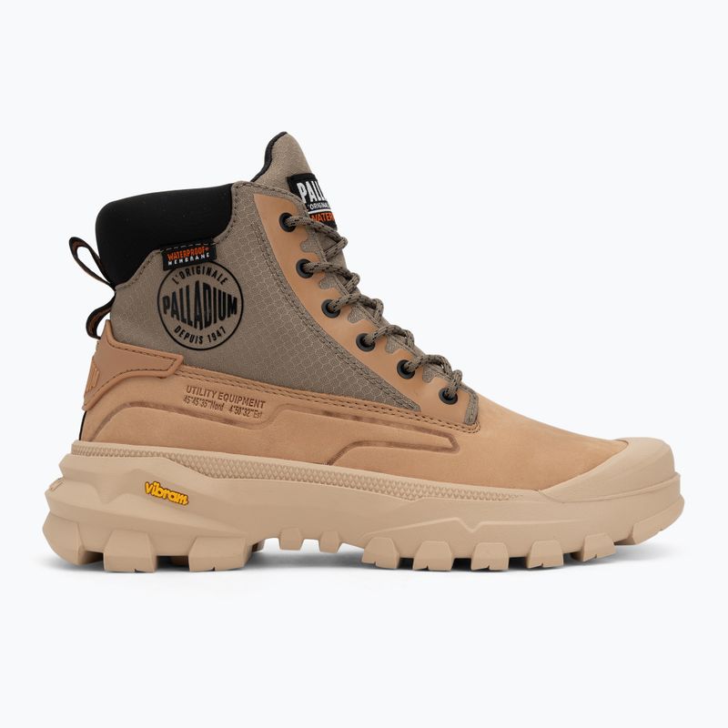 Vyriški Palladium Pallarider SC WP+ tamsiai žalios/rudos spalvos batai 2