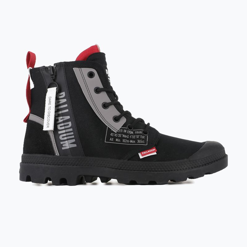 Batai Palladium Pampa Hi Dare Zip juoda/juoda 2