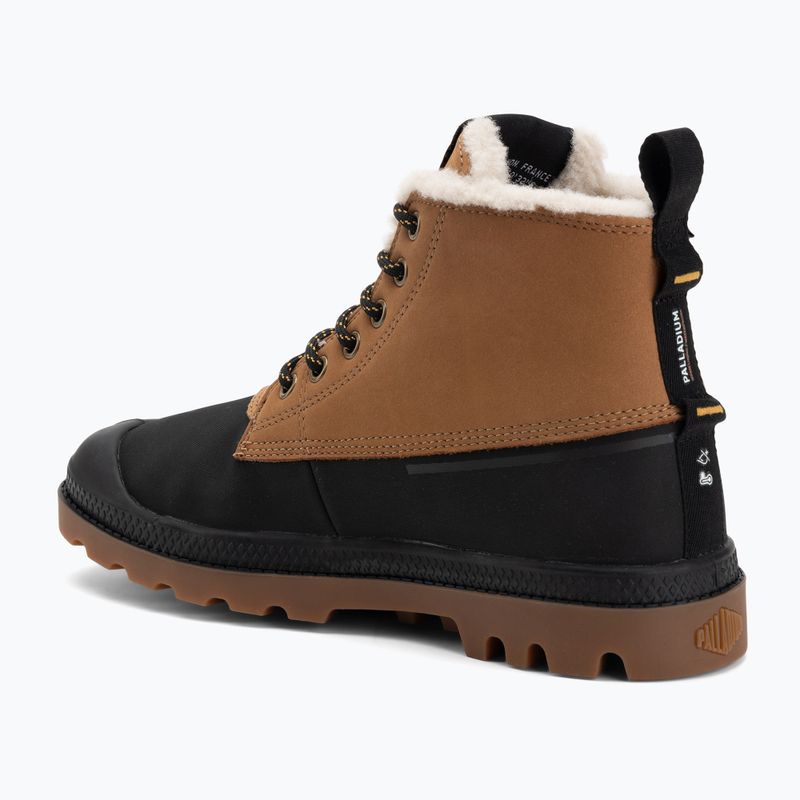 Palladium Pampa Duck WL WP+ brangūs rudi batai 3