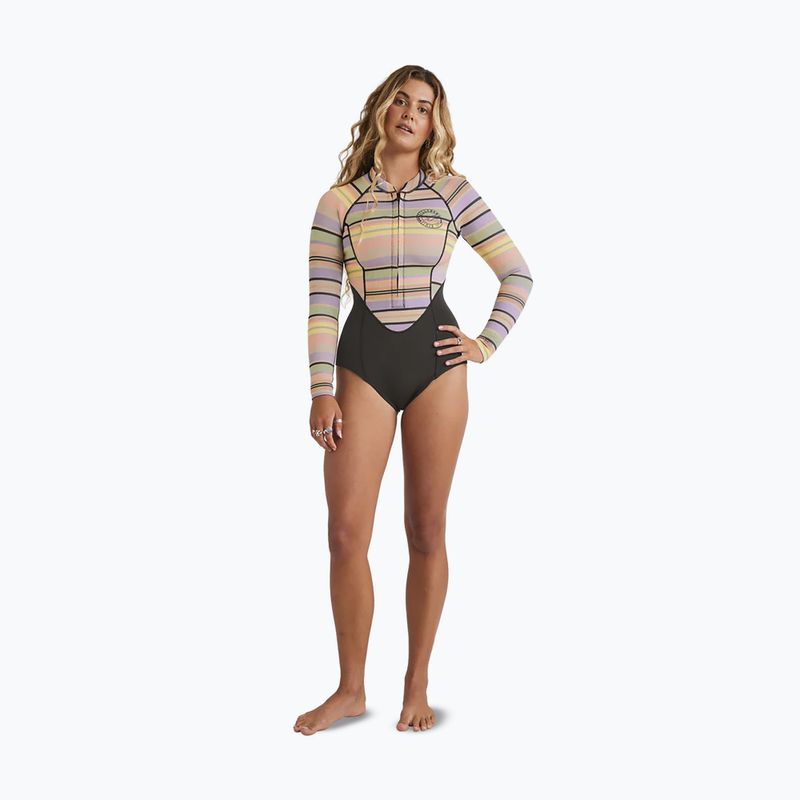 Moteriškas plaukimo kostiumas Billabong 2/2 mm Salty Dayz Natural Spring Black Multi 2