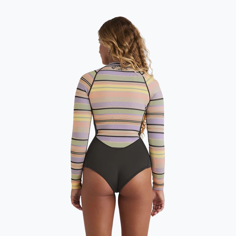 Moteriškas plaukimo kostiumas Billabong 2/2 mm Salty Dayz Natural Spring Black Multi 3