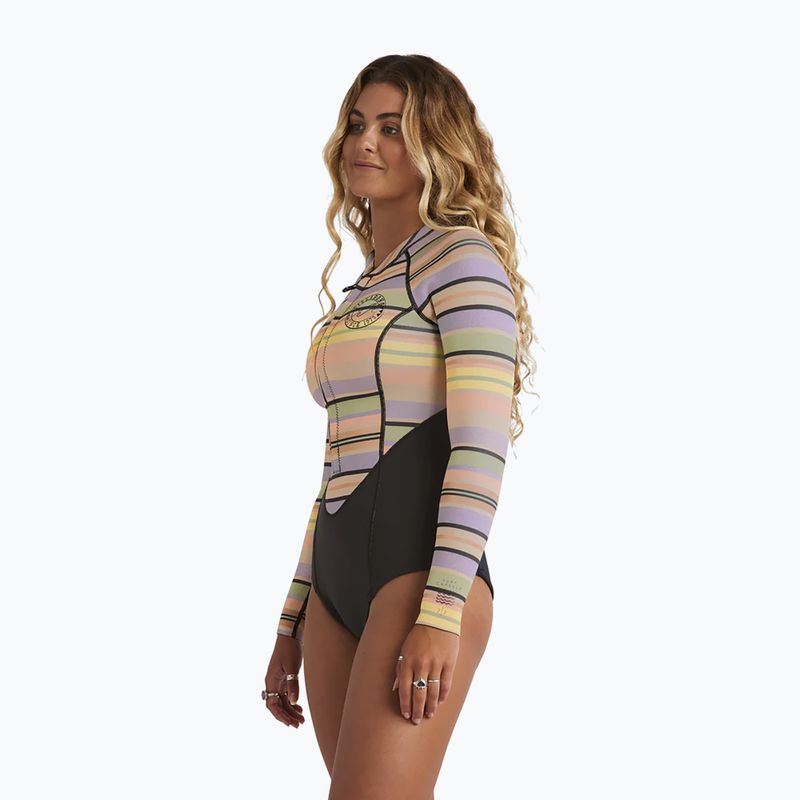 Moteriškas plaukimo kostiumas Billabong 2/2 mm Salty Dayz Natural Spring Black Multi 4