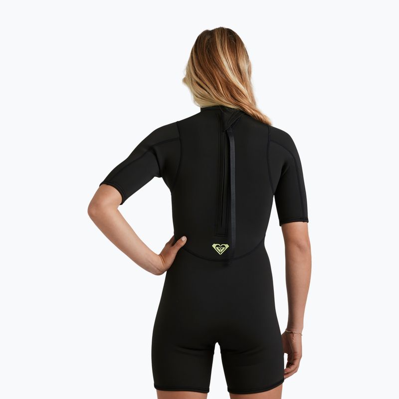 Moteriškas plaukimo hidrokostiumas ROXY 2/2 mm Prologue+ SS Springsuit Flock black 3
