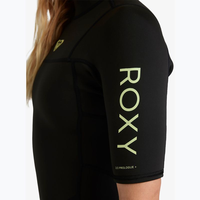 Moteriškas plaukimo hidrokostiumas ROXY 2/2 mm Prologue+ SS Springsuit Flock black 8