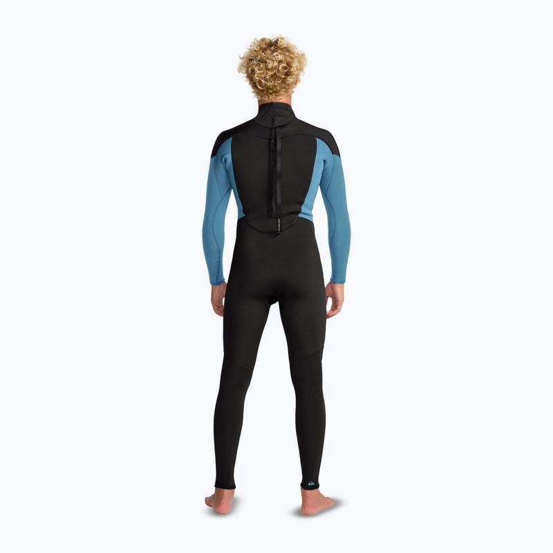 Vyriškas plaukimo hidrokostiumas Quiksilver Prologue+ 4/3 mm Back Zip GBS cloud blue 2
