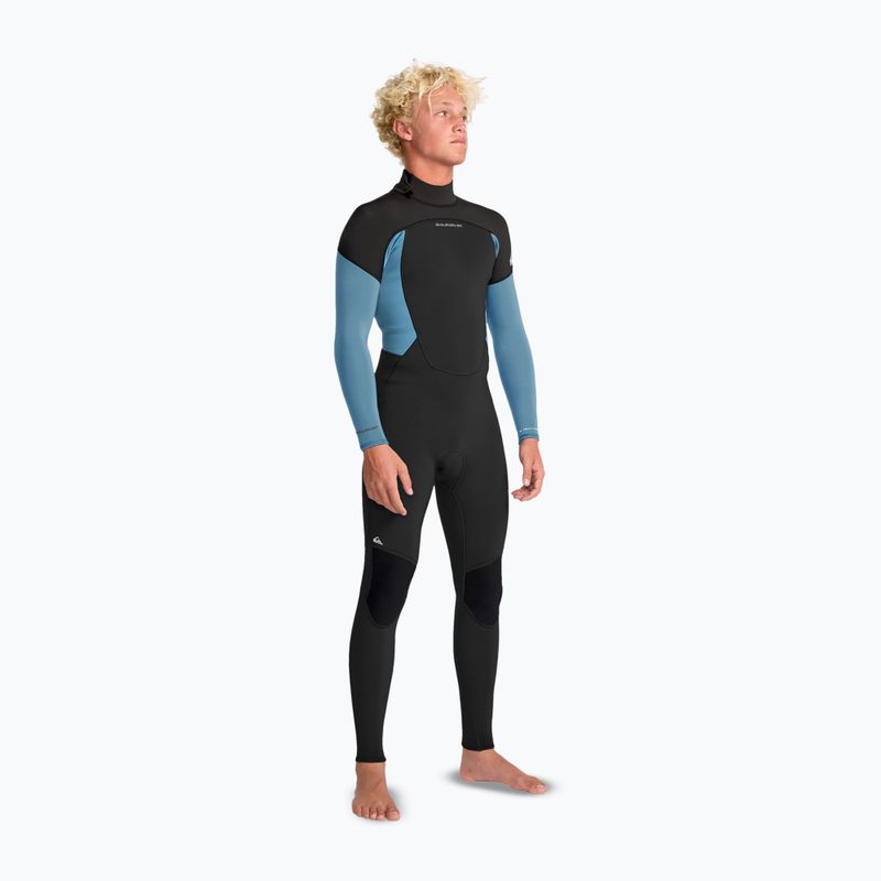 Vyriškas plaukimo hidrokostiumas Quiksilver Prologue+ 4/3 mm Back Zip GBS cloud blue 3