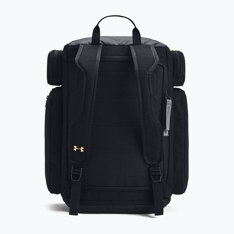 Vyriška turistinė kuprinė Under Armour Project Rock black/black/metallic gold 2