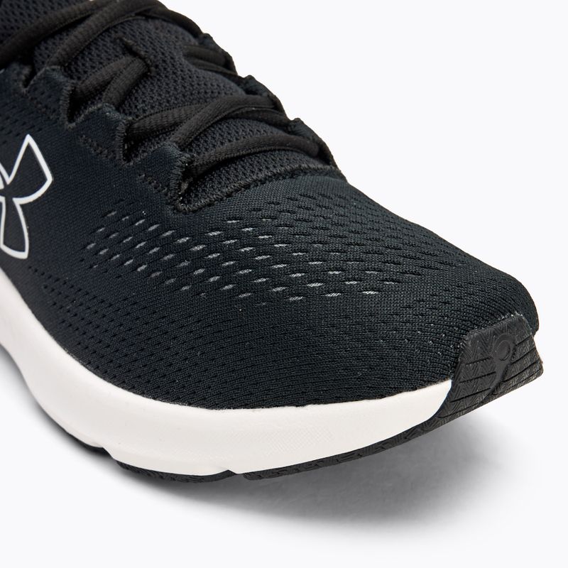 Under Armour Charged Pursuit 3 Big Logo black/black/white vyriški bėgimo bateliai 7