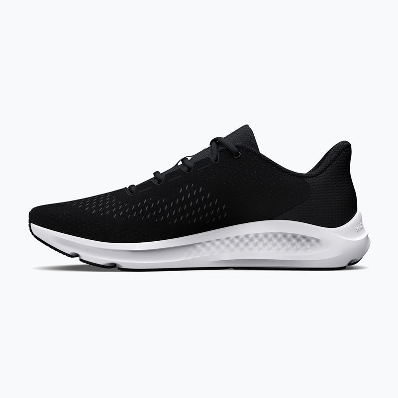 Under Armour Charged Pursuit 3 Big Logo black/black/white vyriški bėgimo bateliai 9