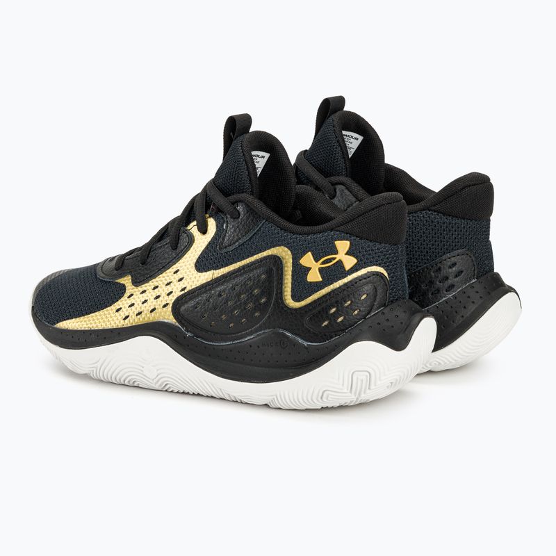 Krepšinio bateliai Under Armour Jet' 23 black/metallic gold/metallic gold 3