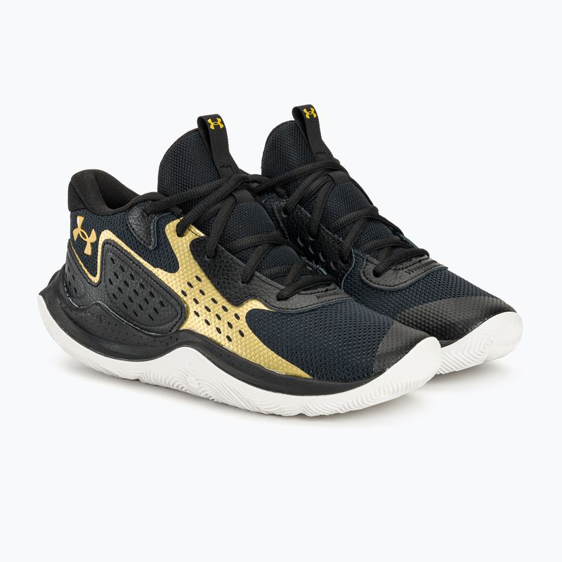 Krepšinio bateliai Under Armour Jet' 23 black/metallic gold/metallic gold 4