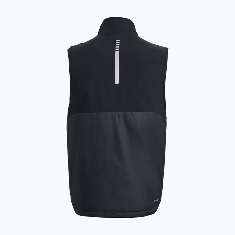 Vyriška bėgimo liemenė Under Armour Storm Session Run Vest black/reflective 2