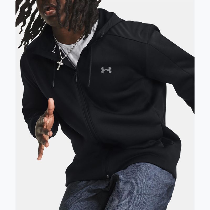 Vyriška treniruočių striukė Under Armour Essential Swacket black/pitch gray 7