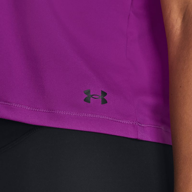 Under Armour Motion SS moteriški marškinėliai mystic magenta/black 4