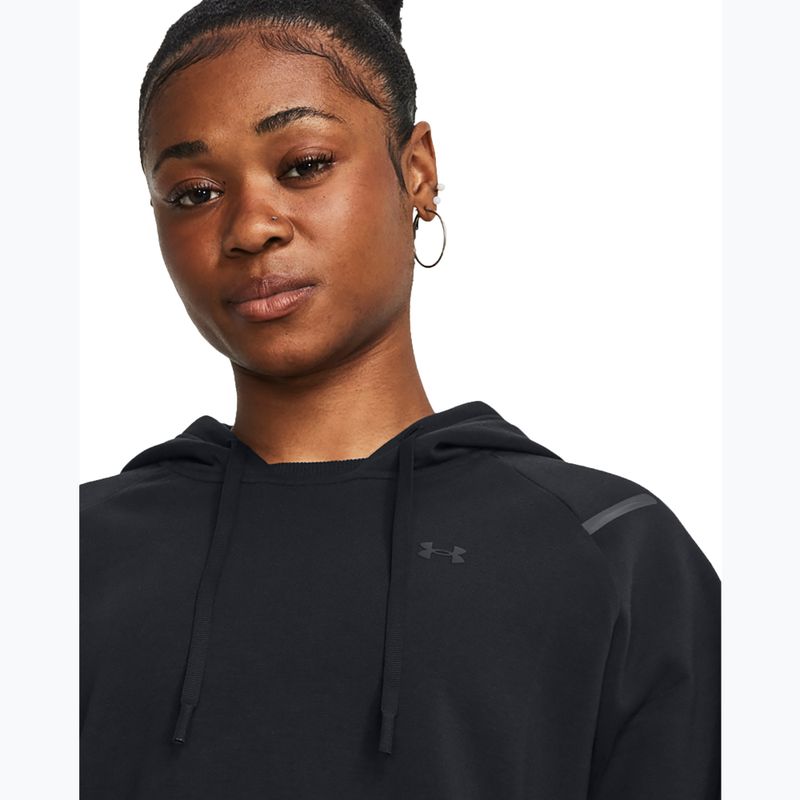 Moteriški Under Armour Fleece Hoodie black/black 3