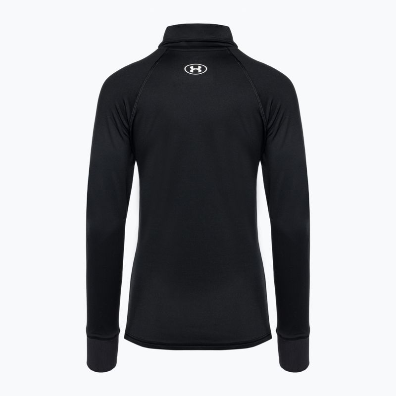 Moteriški "Under Armour Train CW Funnel Neck" džemperiai juoda/laimo geltona/balta 5