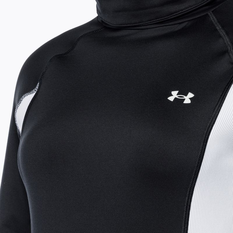 Moteriški "Under Armour Train CW Funnel Neck" džemperiai juoda/laimo geltona/balta 6