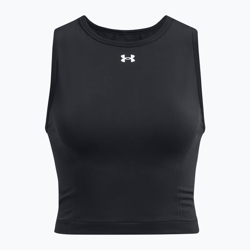 Under Armour Vanish Seamless juoda/balta moteriška treniruočių liemenėlė 5