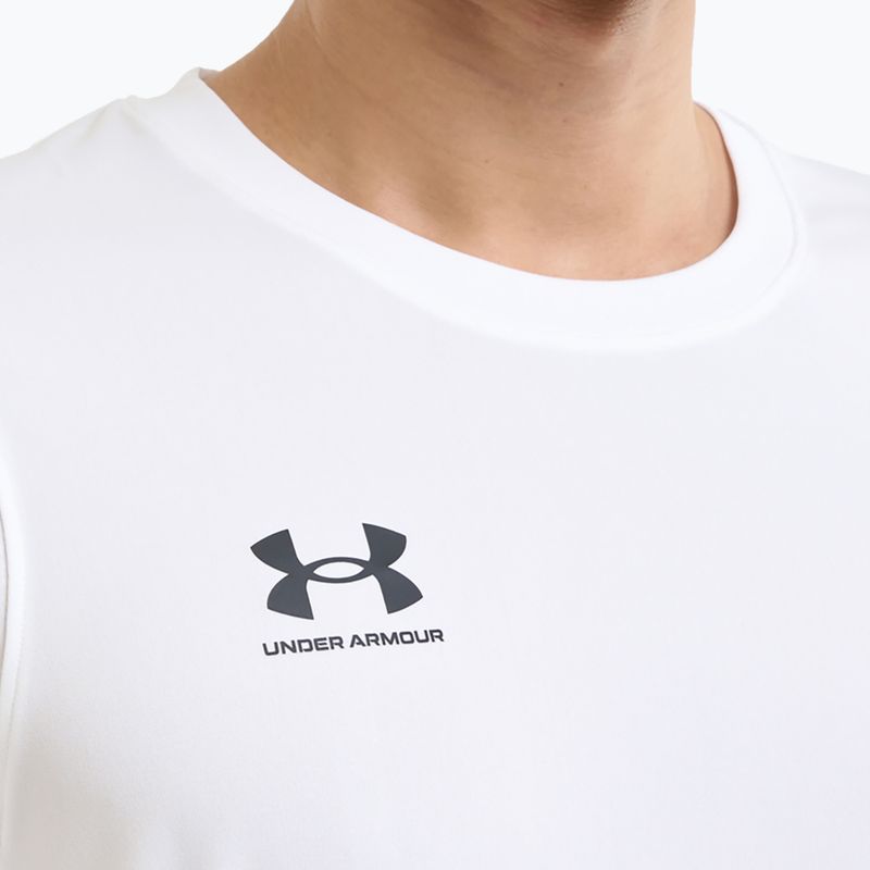Vyriški futbolo marškinėliai Under Armour Challenger Train white/black 4