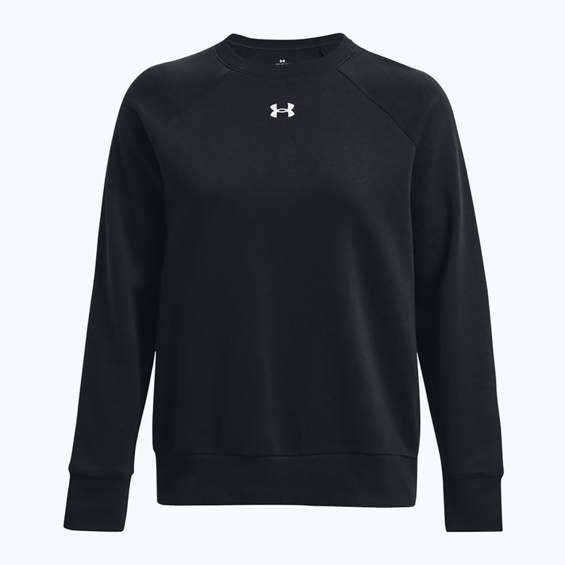 Moteriškas džemperis Under Armour Rival Fleece Crew black/white 5