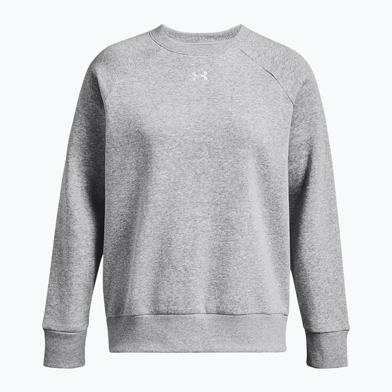 Moteriškas džemperis Under Armour Rival Fleece Crew mod gray light heather/white 5