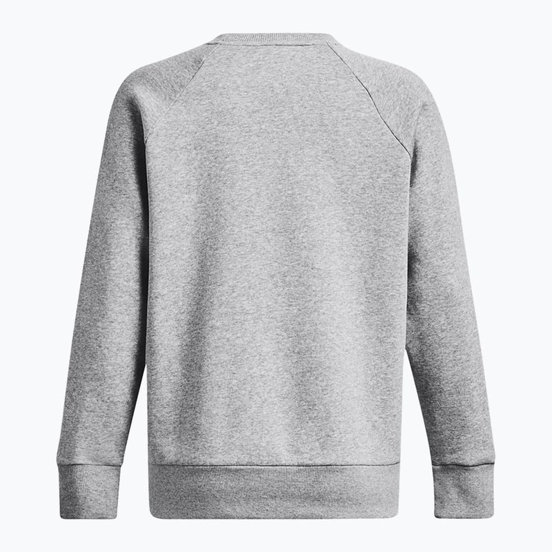 Moteriškas džemperis Under Armour Rival Fleece Crew mod gray light heather/white 6