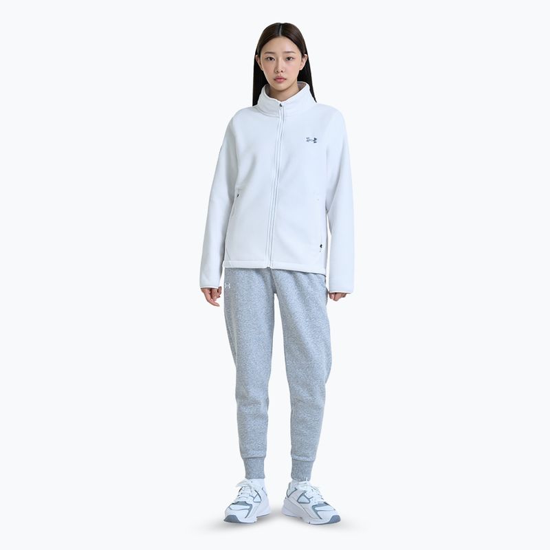 Moteriškos kelnės Under Armour Rival Fleece Joggers mod gray light heather/white 2