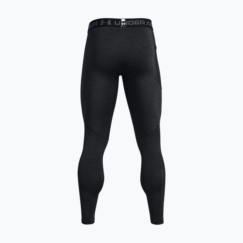 Vyriškos treniruočių tamprės Under Armour ColdGear Twist black/pitch gray 6