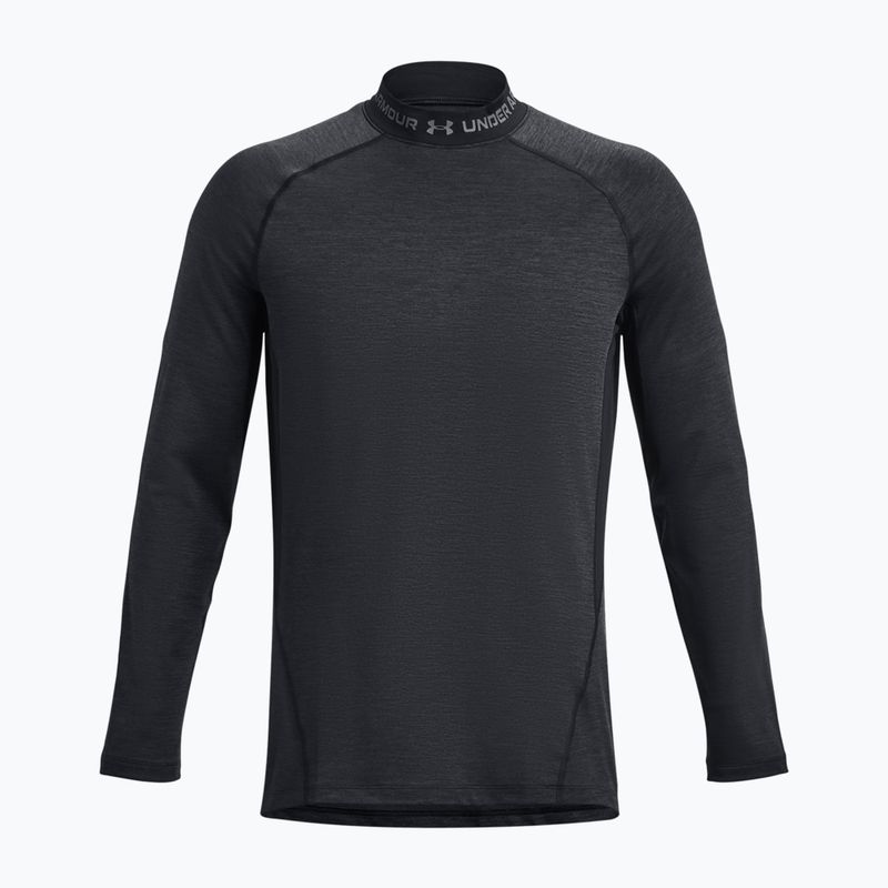 Vyriški marškinėliai Under Armour ColdGear Twist Mock black/pitch gray 3